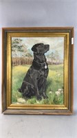 Labrador Painting Framed