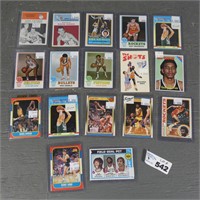 Assorted Early Basketball Star Cards, Etc