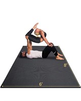 GXMMAT Extra Large Yoga Mat 6'x8'x7mm,