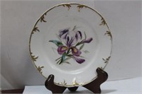 An Antique German Floral Plate