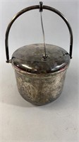 Vintage Silver Hinged Ice Bucket
