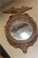 Plastic eagle mirror