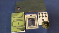 Military Garrison Cap, Pins, Patch & Manual