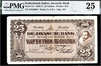 Netherlands Indies 25 Gulden 1929-31 PMG25.NZ51