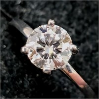 $4975 14K  2.10G, 0.95Ct Lab Diamond Ring