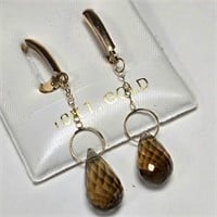 $400 10K  Genuine Gemstone Earrings