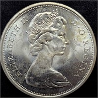 11.5G, 50Cent Canadian Silver Coin Coin