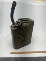 Antique metal Jerry can