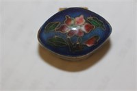 A Miniature Chinese Cloisonne Trinket Box