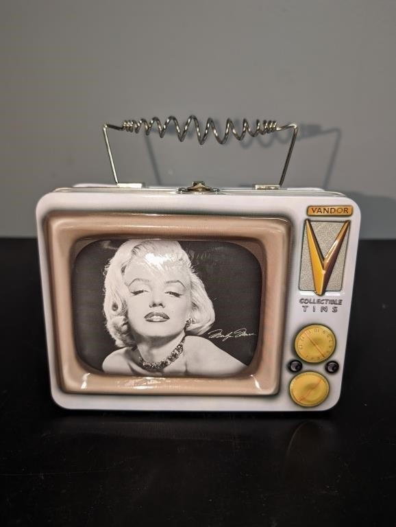 1999 Marilyn Monroe TV Collectible Tin Totes