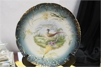 A Ceramic Austrian Pheasant Plate