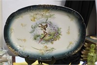 An Austrian Ceramic Bird Platter
