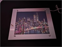 2004 New York City Magical Cityscape Light Up NIB