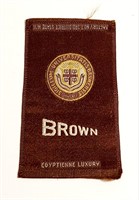 Brown Univ Tobacco Cigarette Silk early 1900s