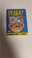 1992 Topps Desert Storm sealed pack