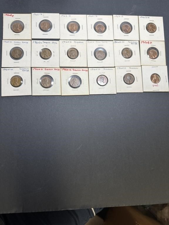 Vintage lot of 1960’s marked Pennie’s (18) total