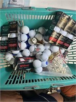 Large lot of Brand New Golf Balls Top Flite tees