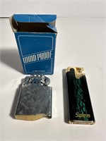 Vintage Wind Proof lighter refill unused Salem