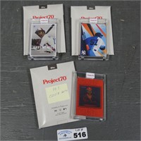 (3) Topps Project 70 Baseball Cards