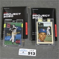 Ted Williams Topps Project 2020 #90 & #229 Cards