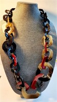 Large Chuncky Chain Vintage Estate Necklace