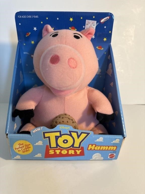 Vintage Plush Toy Story Hamm the Pig mint in box
