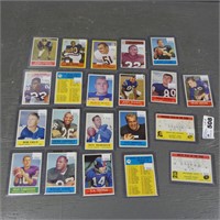 Early Football Star Cards - Unitas, Starr, Etc