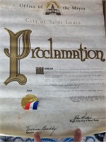 City Of St. Louis Elvis Presley Day Proclamation