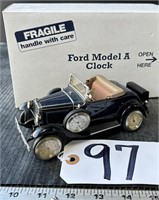 Die Cast Danbury Mint Ford Model A Clock