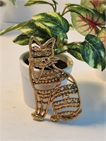 Kitty Cat Brooch Pin