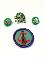 Vintage Girl Scouts Pins Patch Lot