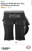 (2 pcs) RYOBI Bagger for RYOBI 48V 42 in. Zero