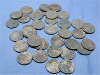 34 Silver WWII Era Jefferson Nickels 35% Silver