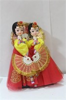 A Pair of Oriental Dolls
