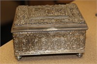 Ornate Reposse Jewelry Box