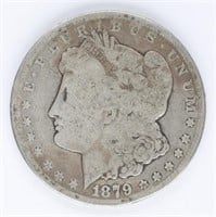 1879-CC US MORGAN SILVER $1 DOLLAR COIN