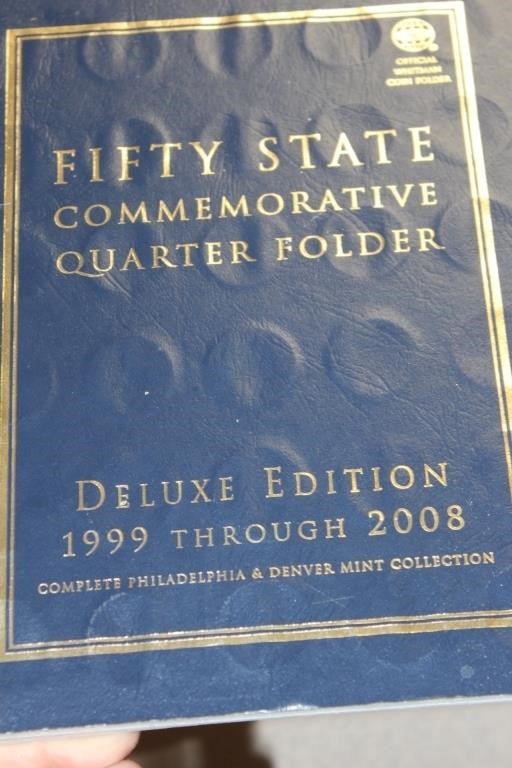 50 State Commemorative Quarter Folder