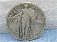 1920 Standing Liberty Quarter Dollar Coin