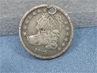 1835 Capped Bust Liberty Cap Dime 89% Silver