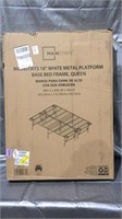 Foldable Steel Queen Platform Bed Frame