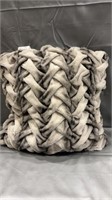 Ombre Braided Deco Pillow