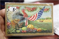 A Victorian Thanksgiving Greetings Post Card