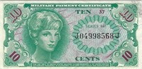 USA MPC 10 Cents 1964 Lucky Number "8" -USMPC 91
