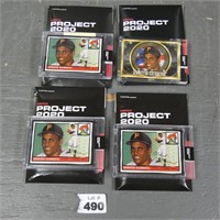 (4) Roberto Clemente Topps Project 2020 Cards
