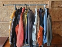 Jackets and Shirts on Rack