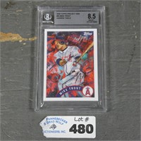 Mike Trout #35 Topps Project 2020 Graded Card