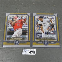 Large Topps Baseball Cards Rivera & Pujols