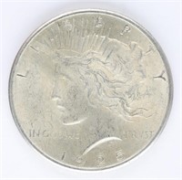1925 US PEACE SILVER $1 DOLLAR COIN