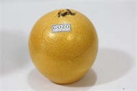A Signed Gozo Glass Orange