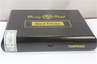 A Rocky Patel Royal Vintage Wooden Cigar Box